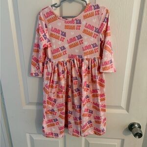 Mila & Rose Valentines dress 3/4 sleeve with pockets